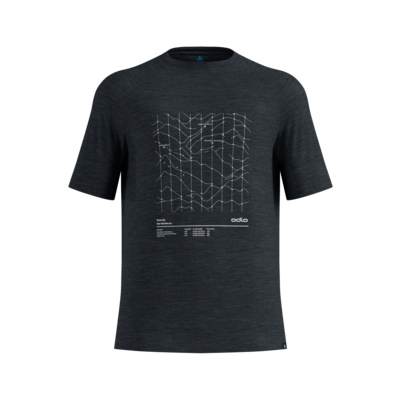 Odlo Heren Merino Tencel Hyper Map T-shirt