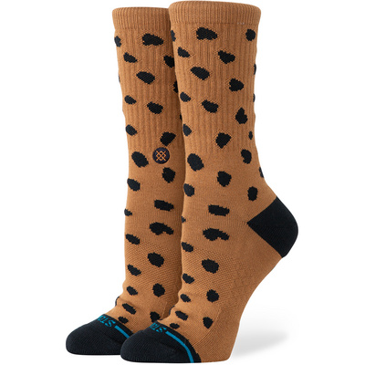 Stance Dames Leopard Crew Sokken