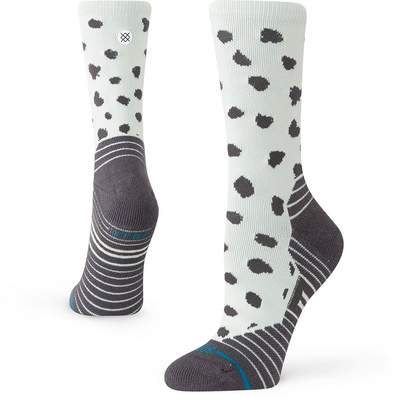 Stance Dames Leopard Mid Crew Sokken