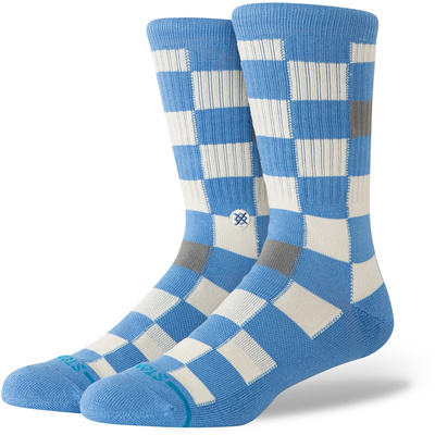 Stance Chef Check Crew Sokken