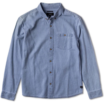 Roark Heren Scholar Chambray Overhemd