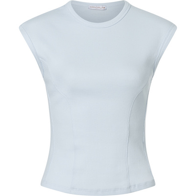 Mandala Dames Ribbed Sport Top