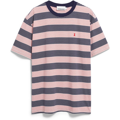 ARMEDANGELS Heren Maarkos Multi Stripes T-shirt