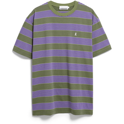 ARMEDANGELS Heren Maarkos Multi Stripes T-shirt