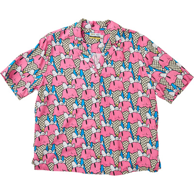 Brava Fabrics Dames Peanuts Gelato Aloha Blouse
