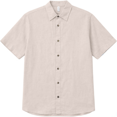 Mazine Heren Shortsleeve Linen Overhemd