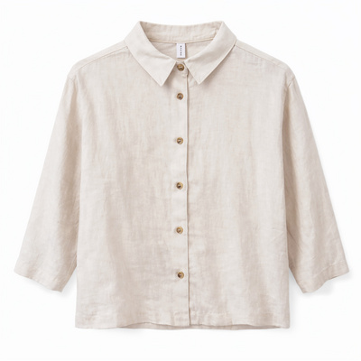 Mazine Dames 3/4 Sleeve Linen Blouse