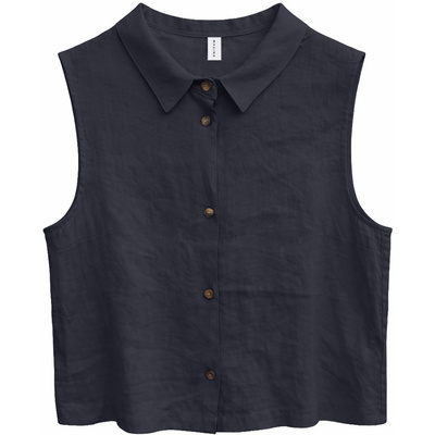 Mazine Dames Sleeveless Linen Blouse