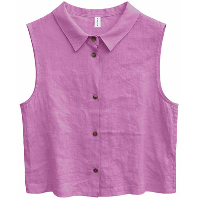 Mazine Dames Sleeveless Linen Blouse