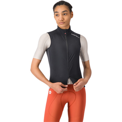 Castelli Dames Espresso 2 Bodywarmer (Maat M, Zwart)