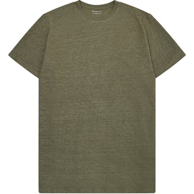 KnowledgeCotton Apparel Heren Linen T-shirt