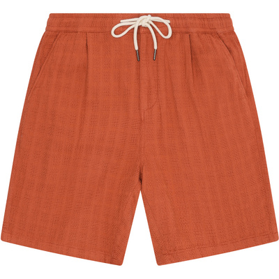 KnowledgeCotton Apparel Heren Fig Structured Korte broek