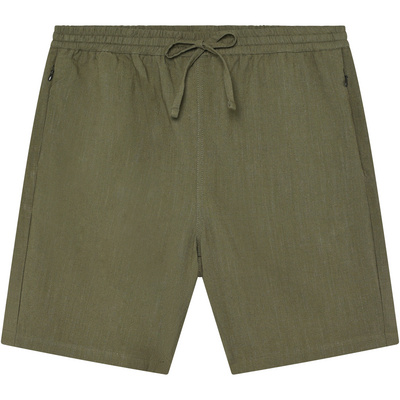 KnowledgeCotton Apparel Heren Fig Linen-Mix Korte broek