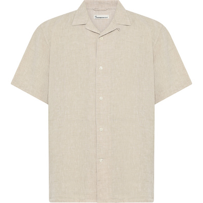 KnowledgeCotton Apparel Heren Box Linen Overhemd