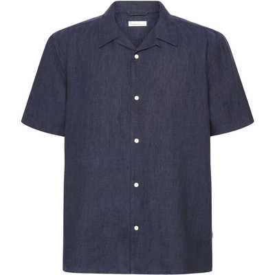 KnowledgeCotton Apparel Heren Box Linen Overhemd