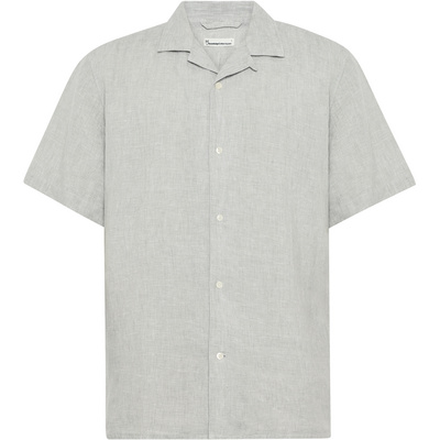 KnowledgeCotton Apparel Heren Box Linen Overhemd
