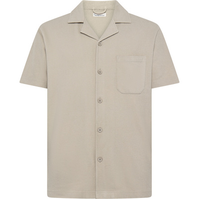 KnowledgeCotton Apparel Heren Box Fit Boucl&eacute; Overhemd