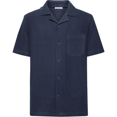 KnowledgeCotton Apparel Heren Box Fit Boucl&eacute; Overhemd