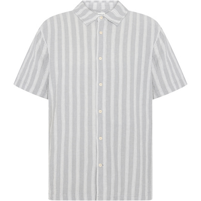 KnowledgeCotton Apparel Heren Stripe Overhemd
