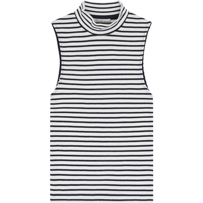 KnowledgeCotton Apparel Dames High Neck Rib Top