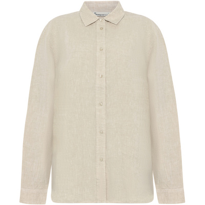 KnowledgeCotton Apparel Dames Loose Linen Blouse