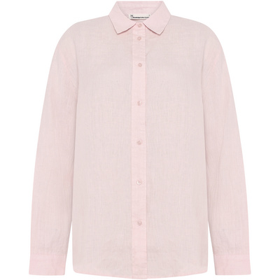 KnowledgeCotton Apparel Dames Loose Linen Blouse