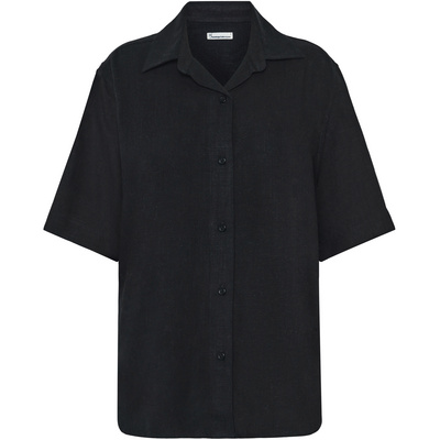 KnowledgeCotton Apparel Dames Linen-Mix Blouse