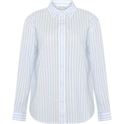 KnowledgeCotton Apparel Dames Yarn Dyed Blouse