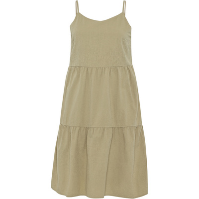 KnowledgeCotton Apparel Dames Seersucker Strap Jurk