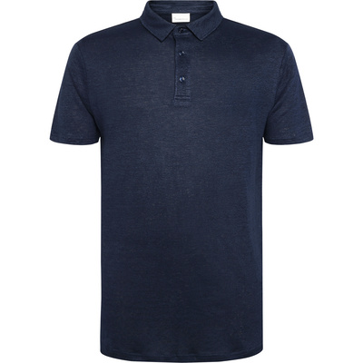 KnowledgeCotton Apparel Heren Linen Polo T-shirt