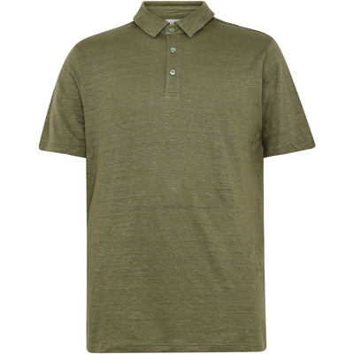 KnowledgeCotton Apparel Heren Linen Polo T-shirt