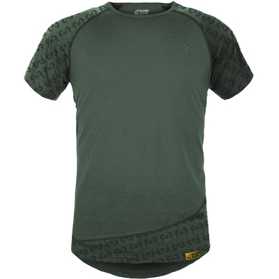 Gr&uuml;ezi Bag Heren Mr. Sulu Boulder WoodWool T-shirt