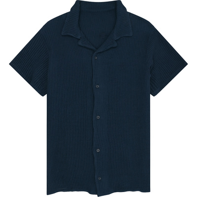 Bavarian Caps Heren Edelwei&szlig; Waffle Overhemd