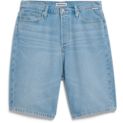 ARMEDANGELS Heren Baggy Hemp Blend Denim Korte broek