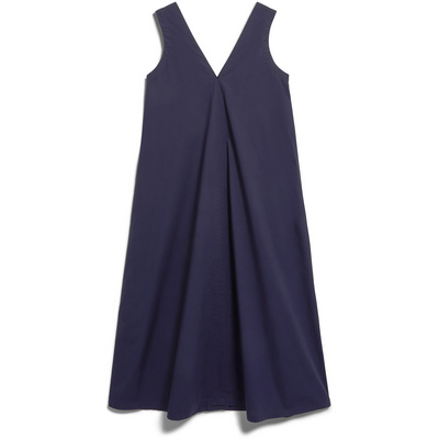 ARMEDANGELS Dames Poplin Maxi V-Neck Jurk