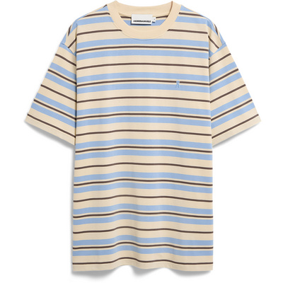 ARMEDANGELS Heren Maarkos Stripes T-shirt