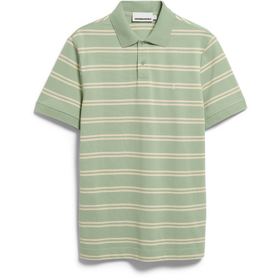 ARMEDANGELS Heren Striped Polo T-shirt