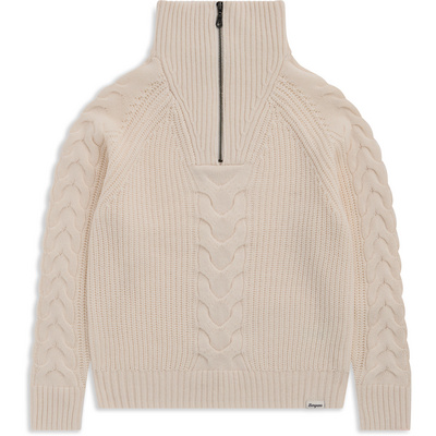 Bergans Dames Milde Knitted Wool Half Zip Trui