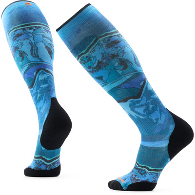 SmartWool Heren Ski Targeted Cushion Storm Peak Print OT Sokken