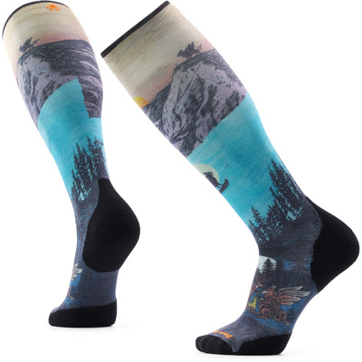 SmartWool Heren Ski Targeted Cushion Winter Phase Print Sokken