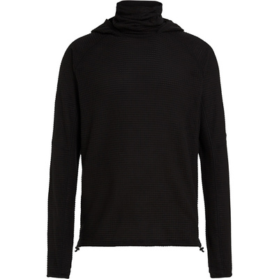 Icebreaker Heren 400 RealFleece Grid Blackridge Hoodie