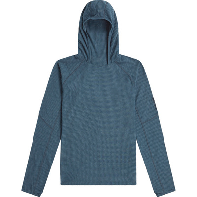 Icebreaker Heren 400 RealFleece Grid Blackridge Hoodie