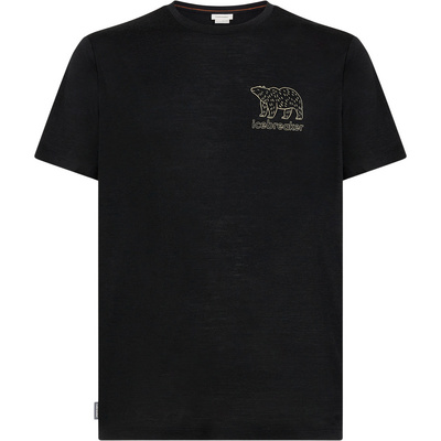 Icebreaker Heren Merino 150 Tech Lite Forest Footsteps T-shirt