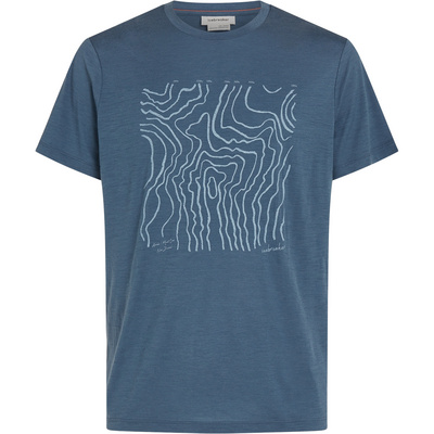 Icebreaker Heren Merino 150 Tech Lite Great Heights T-shirt
