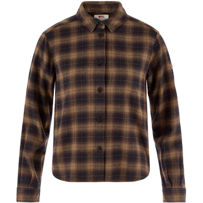 Fj&auml;llr&auml;ven Dames &Ouml;vik Boxy Flannel Blouse