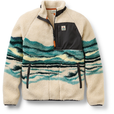 Passenger Heren Offroad 2.0 Sherpa 1/2 Zip Fleece Jas