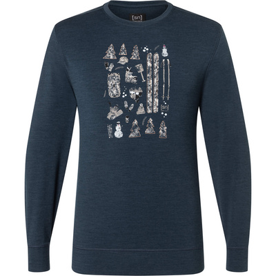 Super.Natural Heren Ski Doodle Crew Trui