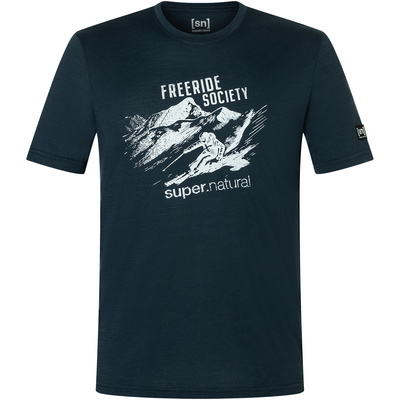 Super.Natural Heren Freeride Society T-shirt