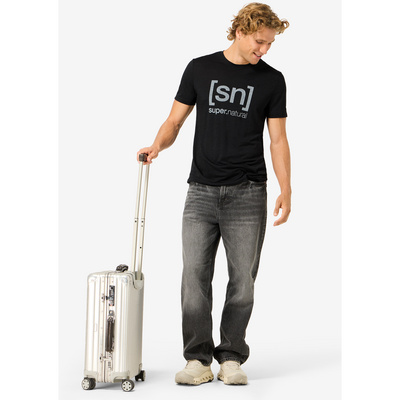 Super.Natural Heren Denim Logo T-shirt