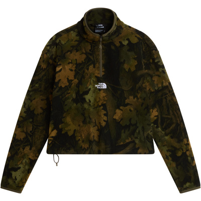 The North Face Dames Novelty Logo Glacier Print 1/4 Zip Trui